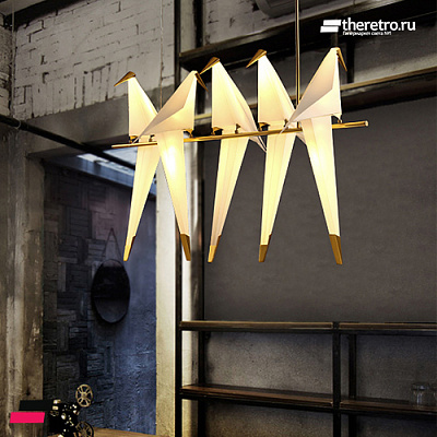 Moooi Perch Light Branch 3 плафона  фото 9