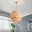 Люстра Rattan Chandelier Pendant B 50 см  бежевый фото 8