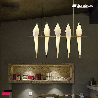 Moooi Perch Light Branch 3 плафона  фото 6