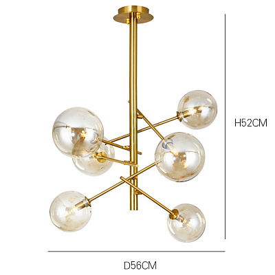 Люстра BOLLE HANGING LAMP GALLOTTI & RADICE фото 5