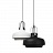 Люстра Space Copenhagen SC6 White Pendant Lamp 45 см  Черный фото 3