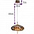 Подвесной светильник SHINY RECTANGLE B1 фото 19