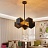 Welles 5 Spoke Pendant Lamp Золотой фото 5