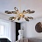 Подвесная люстра Hammerton Aalto Oval Starbust Chandelier 80 см  фото 7