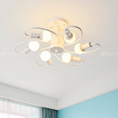 Потолочная люстра Open Bulb Ceiling Light F  фото 1