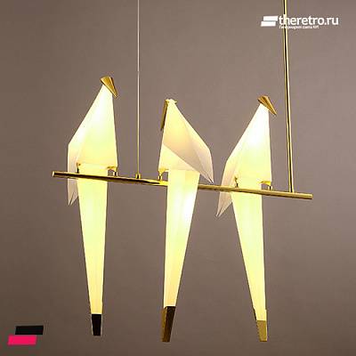 Moooi Perch Light Branch 3 плафона  фото 10